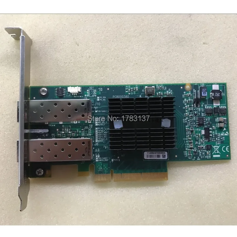 Бесплатная доставка Φ 10Gbe ETHERNET двойной порт SFP + 5.0gt/S проверено рабочее состояние |