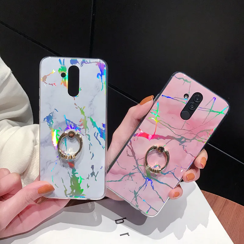 3cpizai кольцо держатель чехол для телефона huawei P20 Lite Mate20 PRO Nova 3i мягкий мраморный