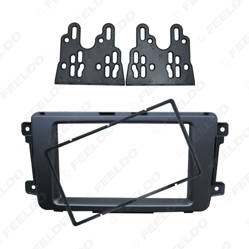 FEELDO 2DIN Автомобильная стерео аудио Радио Fascia Рамка для MAZDA 2009 Cx 9 2007 2016 CD/DVD пластина