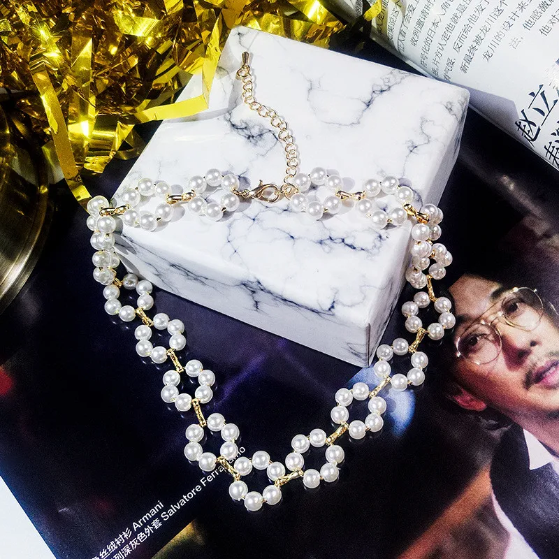 FYUAN модные колье для женщин Новая Bijoux (украшения своими руками) цепь с