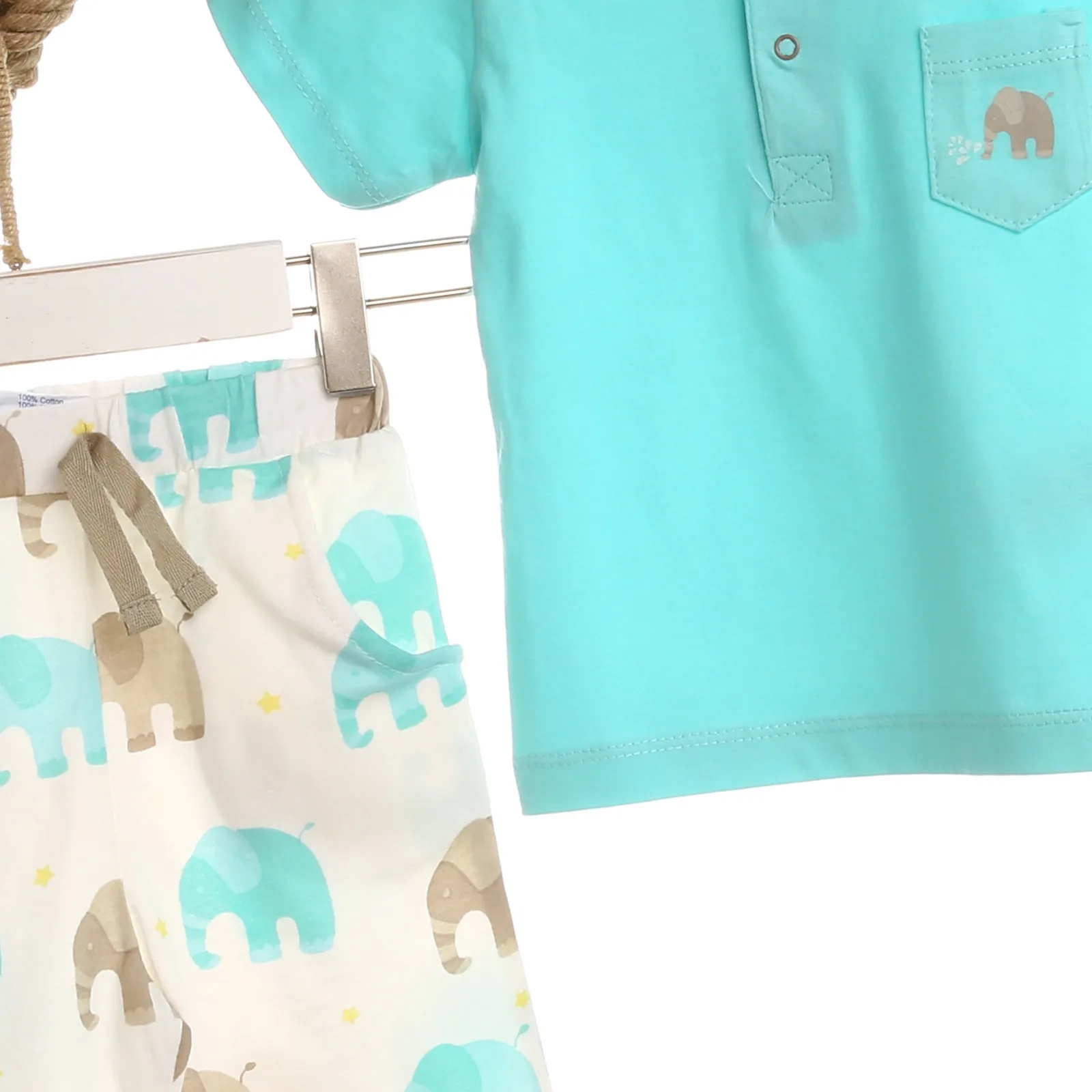 Luggi Elephant Baby зеленый 6 месяцев |