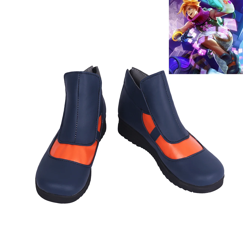 

LOL Prodigal Explorer Ezreal Hero Cosplay Boots Men Shoes