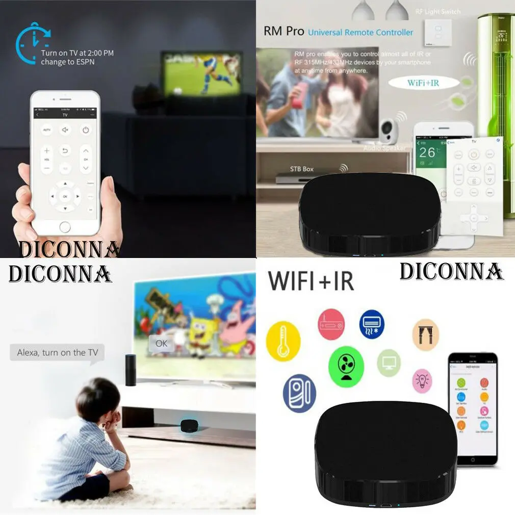 Хит 2019 A1 Мини Wifi умный ИК пульт дистанционного управления для Alexa и Google IFTTT Smart
