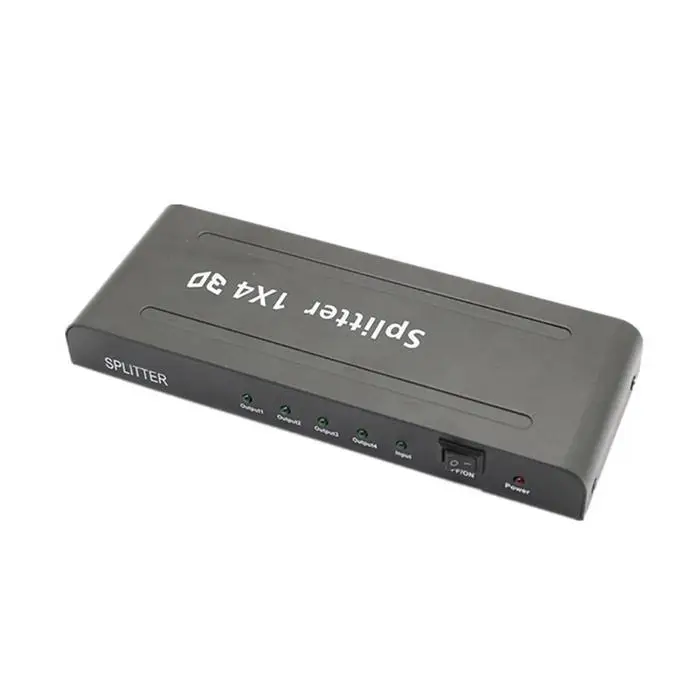 Прочный практичный мультимедийный интерфейс высокой четкости Splitter адаптер DC5V 2A