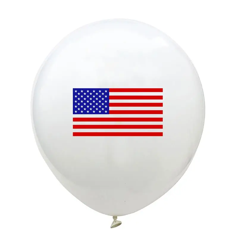 

16pcs Party Balloons Latex Confetti Balloon National Flag Letter Star Foil Balloon Party Decor For America US Independence Day