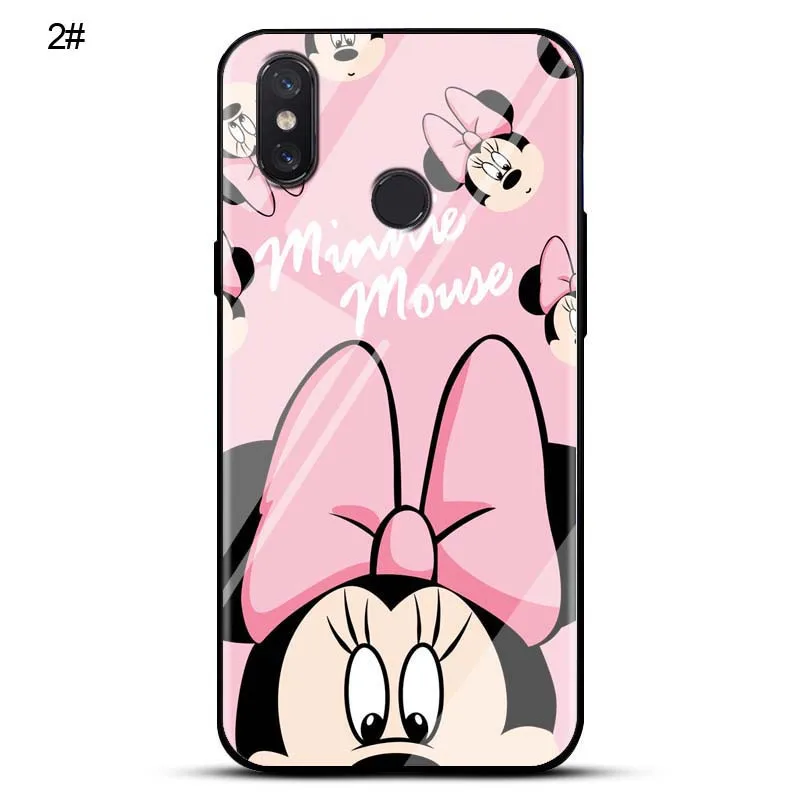 Cute Painted Tempered Glass Case For Xiaomi Mi 8 SE Lite 5X A1 6X A2 6 5S Plus Mix 2S 3 Max 2 Cases Soft TPU Edge Cover |
