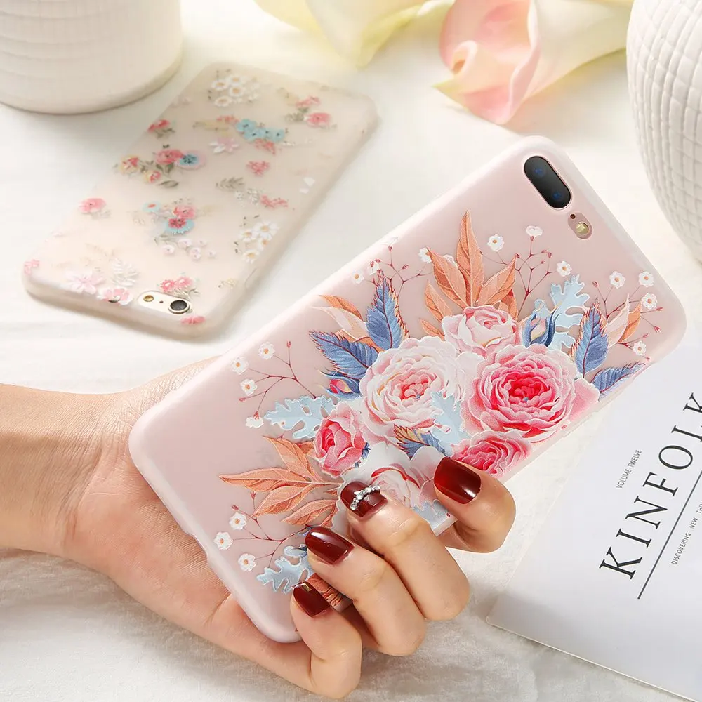 Чехол для телефона KISSCASE с цветочным узором Huawei P30 P20 lite pro 3D мягкий чехол Honor 10 Mate 20