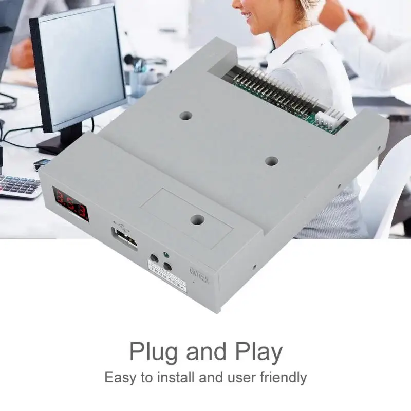 Новый Белый SFR1M44-LUN 3.5in 1 44 MB USB дисковод эмулятор Plug and Play | Компьютеры и офис