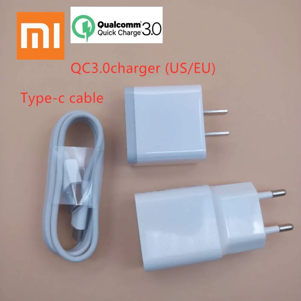 Оригинальный EU xiaomi mi max 3 зарядное устройство QC 0 адаптер питания быстрая зарядка