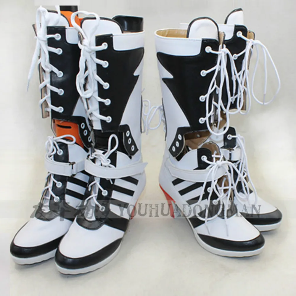 Ботинки Джокер Харли Квинн на каблуках обувь отряд самоубийц косплей костюм