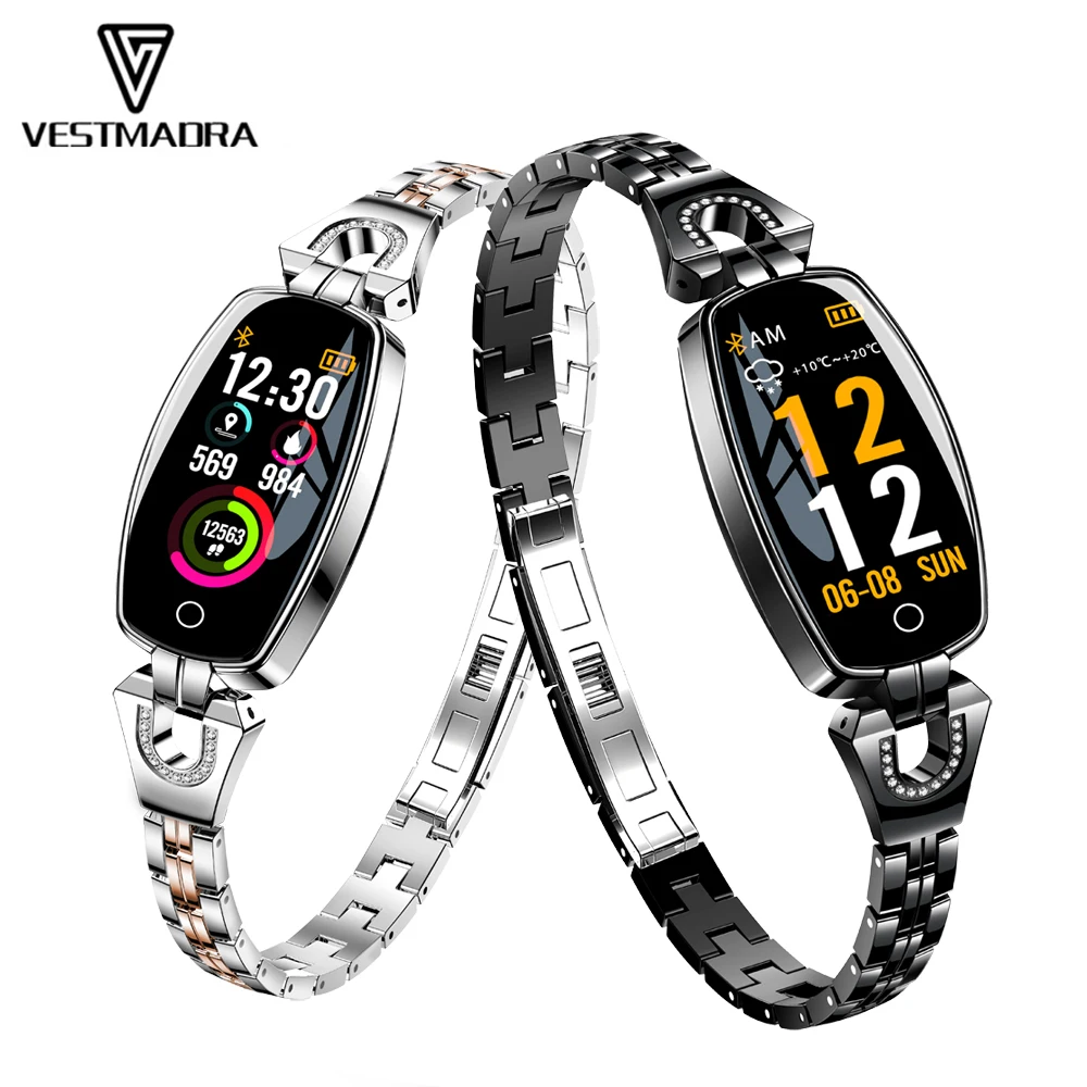 VESTMADRA H8 Женский Смарт браслет фитнес пульсометр монитор сна Smartband кровяное