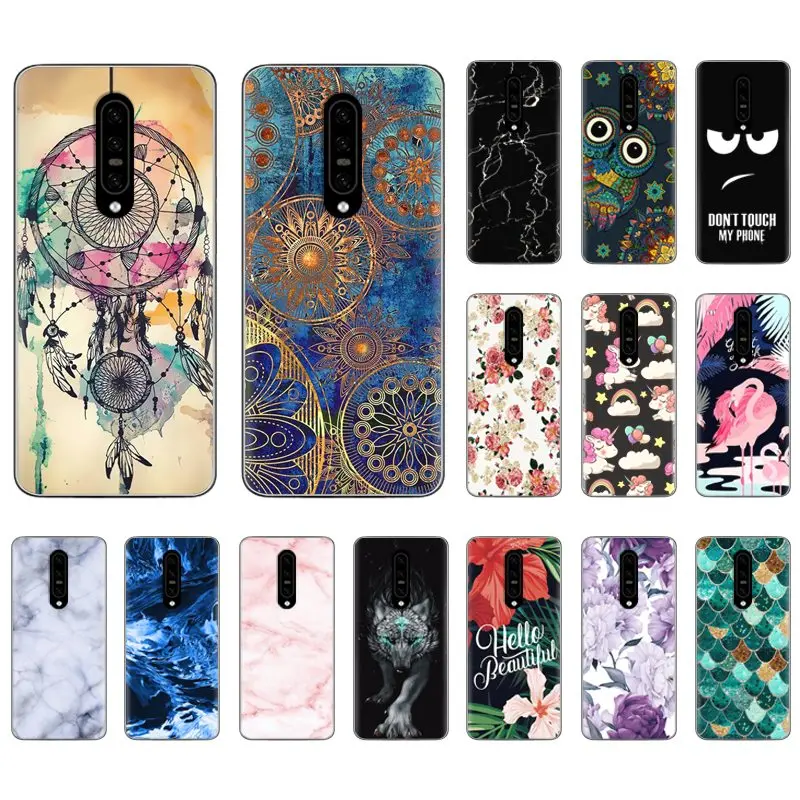 Back Skin Cover For Oneplus 7 Pro / 1+7 Stylish Design TPU Silicone Colorful Painted Soft Phone Case |