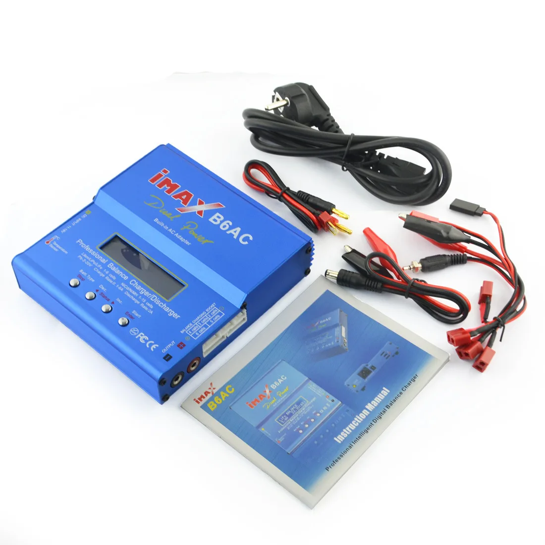 80 Вт HTRC iMAX B6 AC B6AC 6A Dual RC 50 5A зарядное устройство Lipo Nimh Nicd Батарея с цифровым ЖК