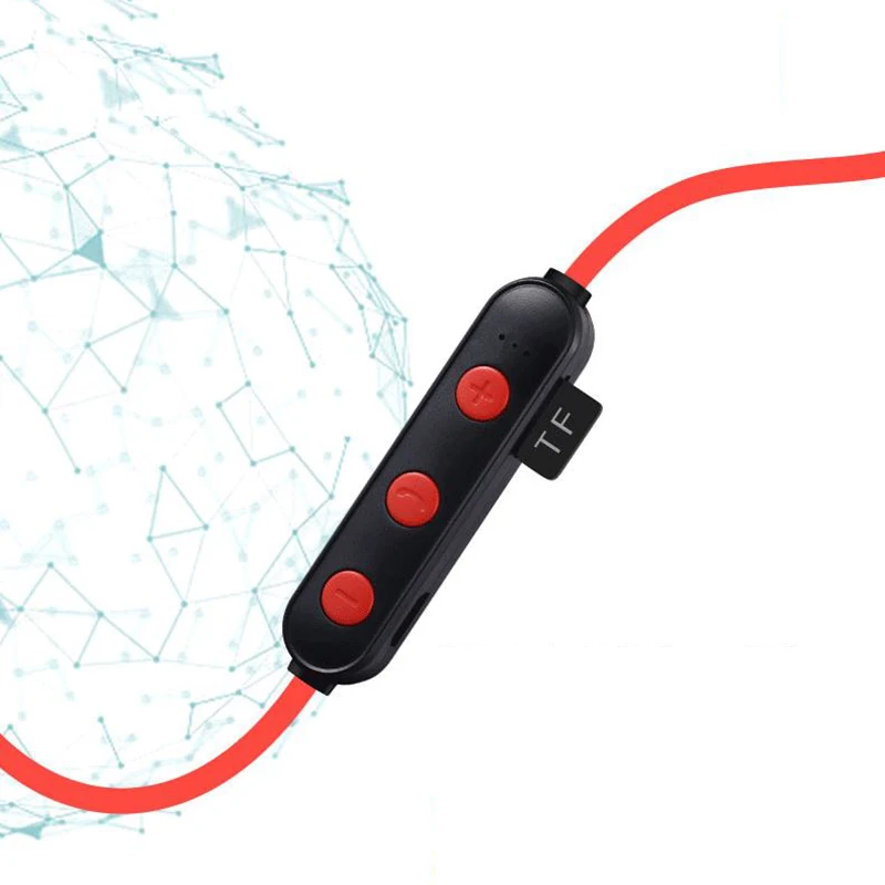 L8 Магнитная Tf карта Mp3 Bluetooth гарнитура беспроводная для бега гарнитура|Наушники и