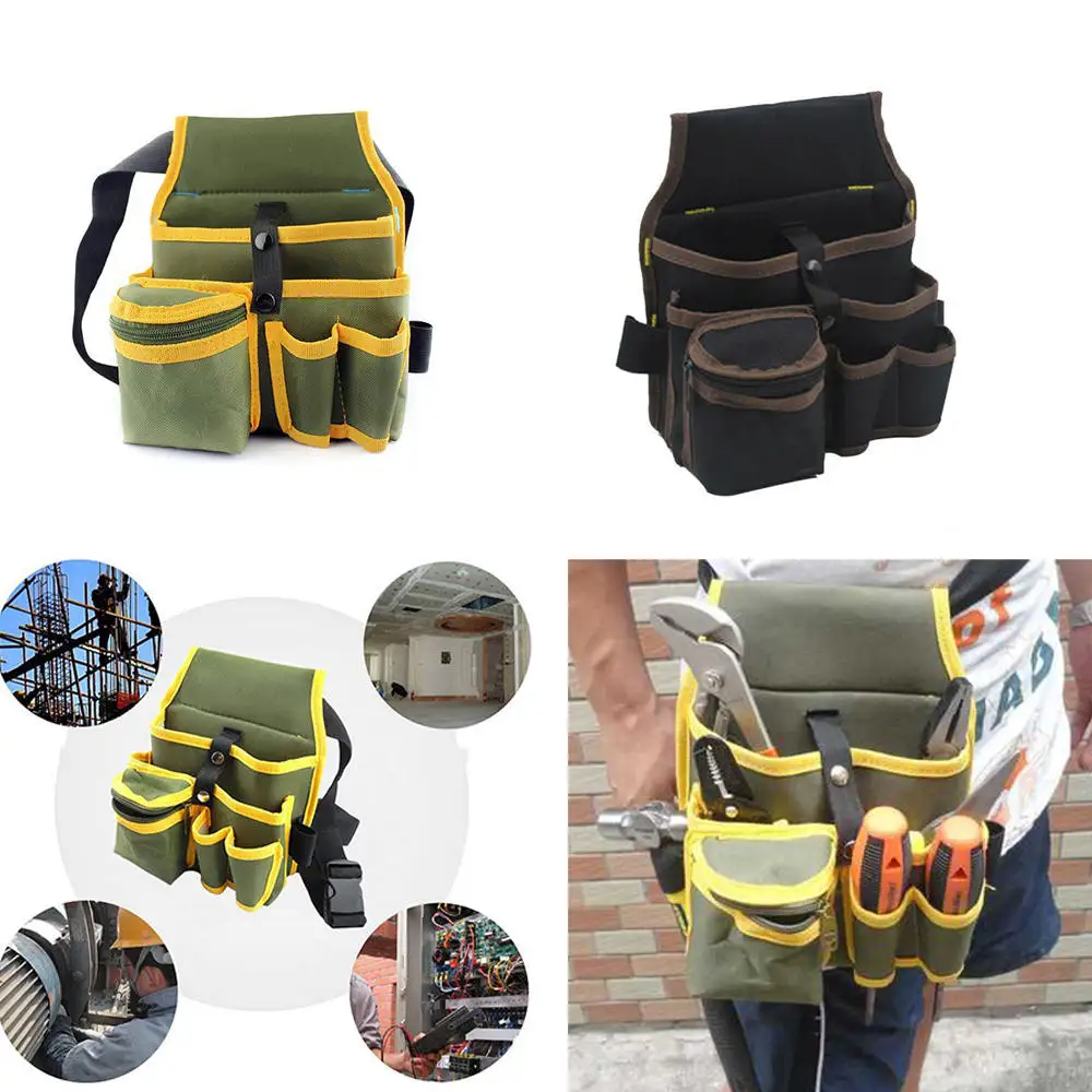 

Hardware Electrician Kit Multi-Purpose Waist Bag Oganizer Carrying Pouch Electrician Belt Waist Pocket Tool Bag