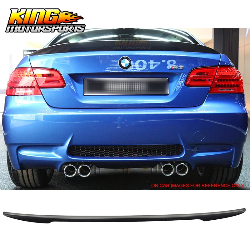 Подходит для 07 13 BMW E92 Coupe 328i 335i M3 Performance High Kick спойлер заднего багажника крыла ABS