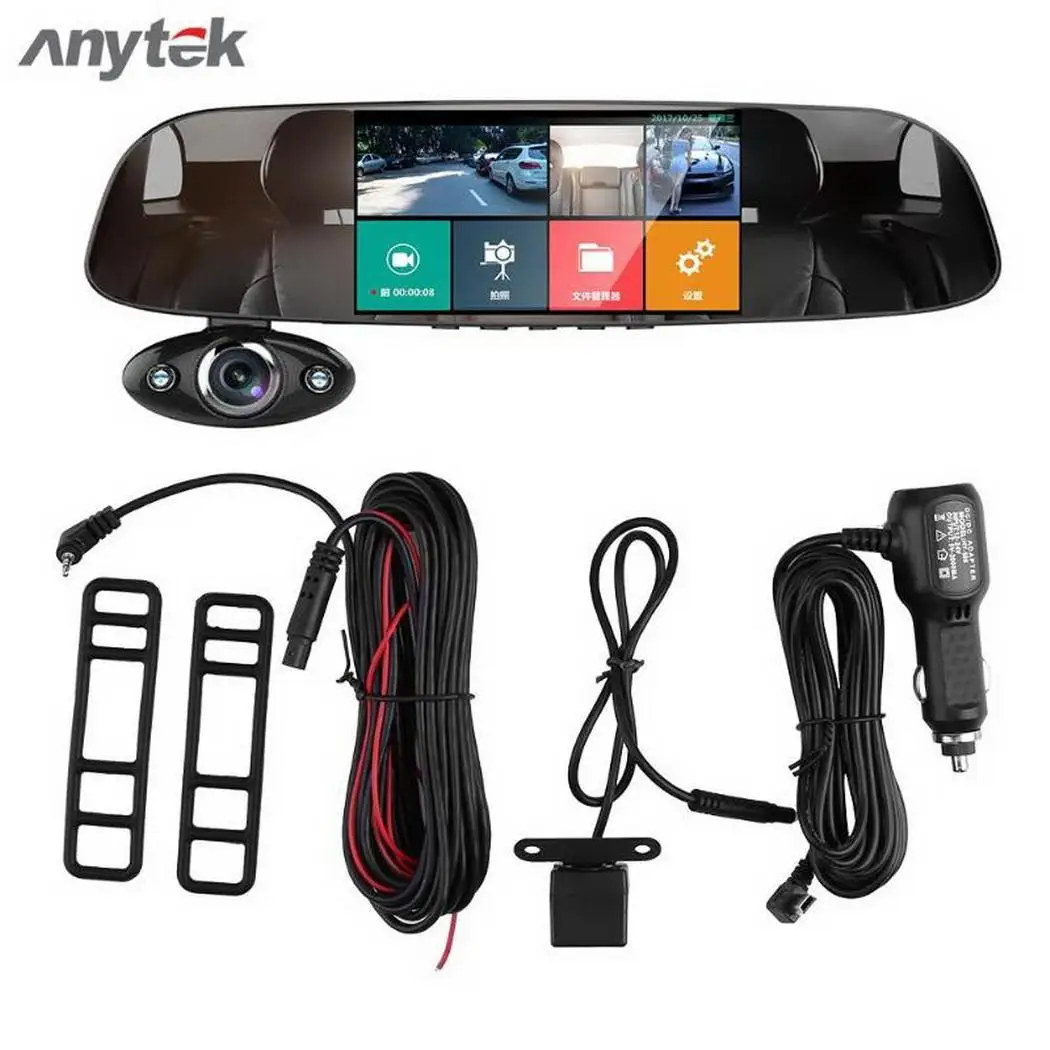 Anytek B33 5 ''Full HD 1080P Автомобильный видеорегистратор камера с сенсорным экраном Dash