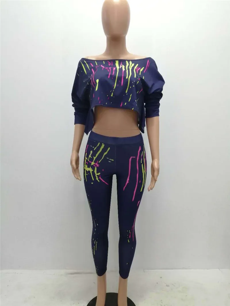 Женский спортивный комплект из двух предметов для фитнеса свободный свитер с