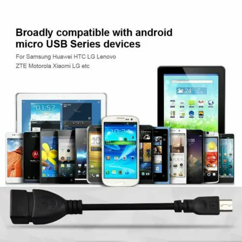Микро USB OTG кабель адаптер микро папа хост Женский планшет телефон Android PDA PC