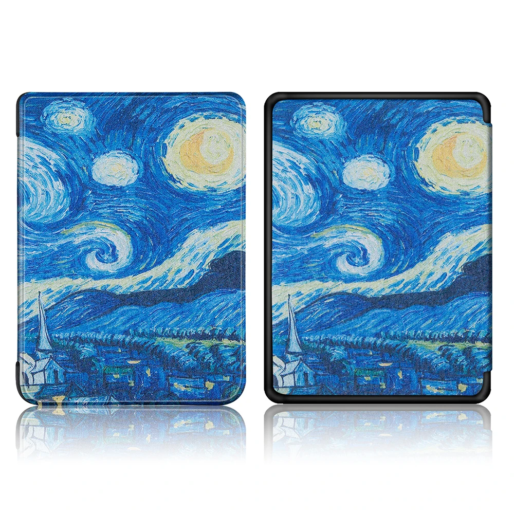 Умный чехол для 2018 нового Amazon kindle paperwhite 4 e-reader Магнитный PU кожаный складной Folio