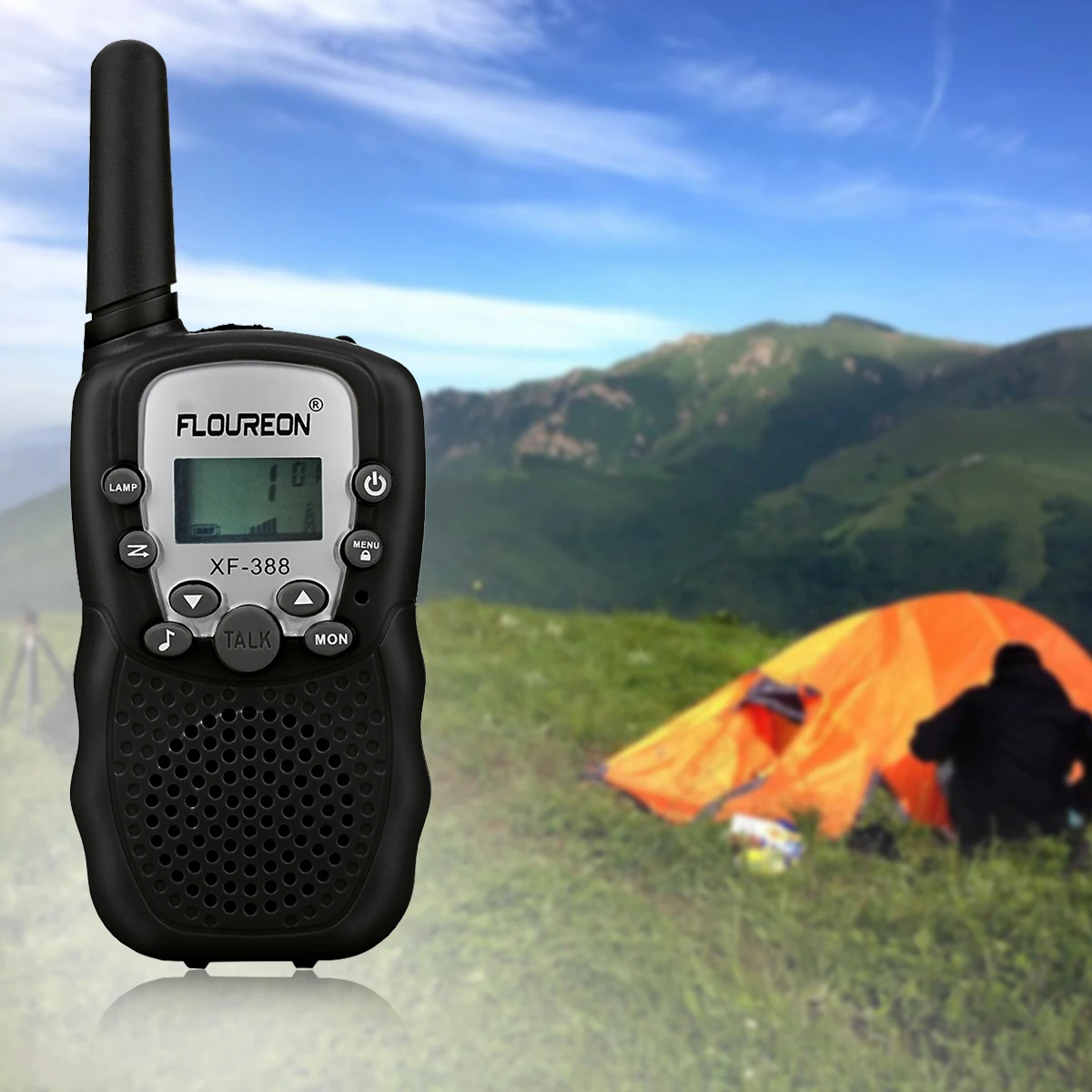 Floureon иди и болтай Walkie Talkie s детские игрушки UHF400 470MHz двухстороннее радио