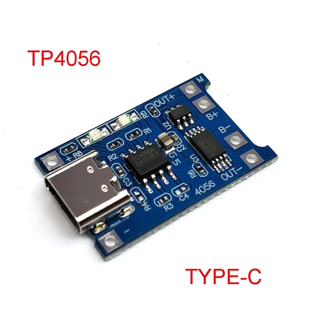 TP4056 Type c USB 5V 1A 18650 стандартная зарядная плата с защитой и двумя функциями li