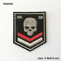 skeleton punk rock badge iron on patches sewing embroidered applique for jacket clothes stickers badge diy apparel accessories