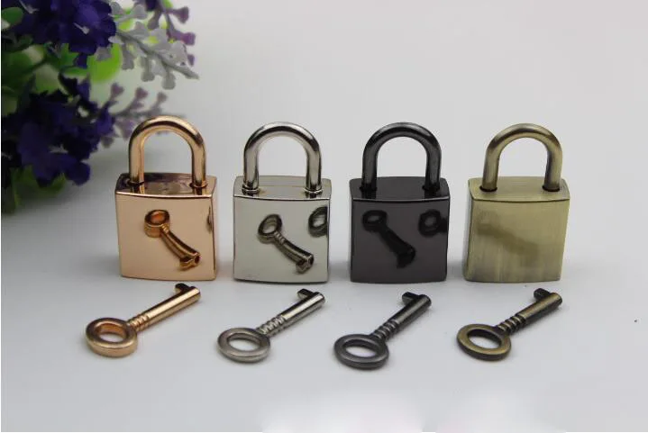 

6pcs/ Lot Handbags Luggage Hardware Lock Bags Padlock Cabinet/ Drawer/box Metal Lock Bag Parts Buckle Button Wholesale