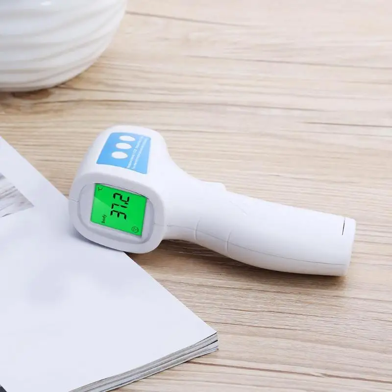 Бесконтактный цифровой инфракрасный термометр Подсветка ЖК-дисплей Температура