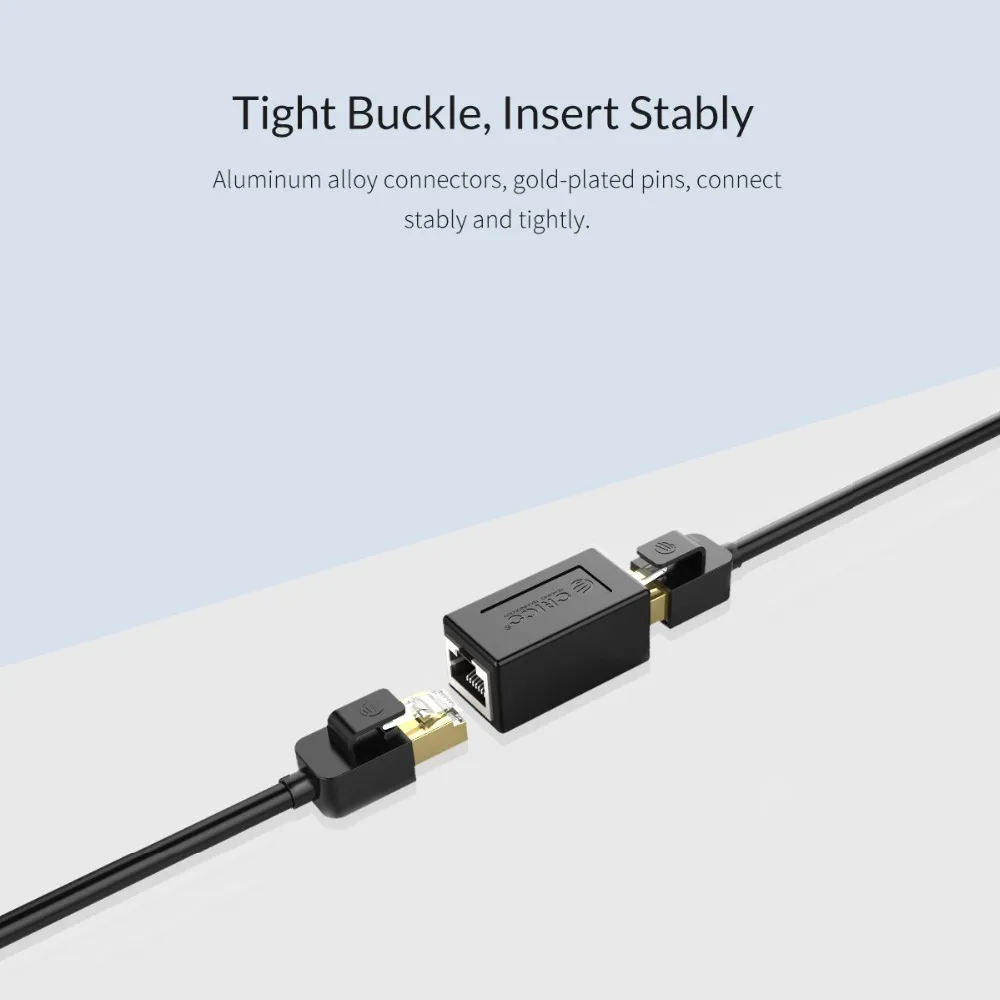 ORICO PUG MTM RJ45 Женский к Famale сетевой разъем LAN адаптер Ethernet кабель удлинитель