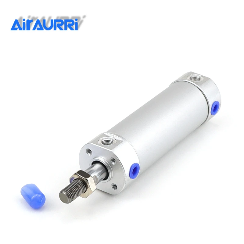 smc type pneumatic cylinder 50mm bore 25/50/75/100/125/150mm stroke CG1BN Rubber bumper / CG1BA air cushion round | Обустройство дома