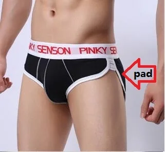 

Трусы мужские Pinky Senson, х/б, с невидимой нижней прокладкой, подтягивающие ягодицы