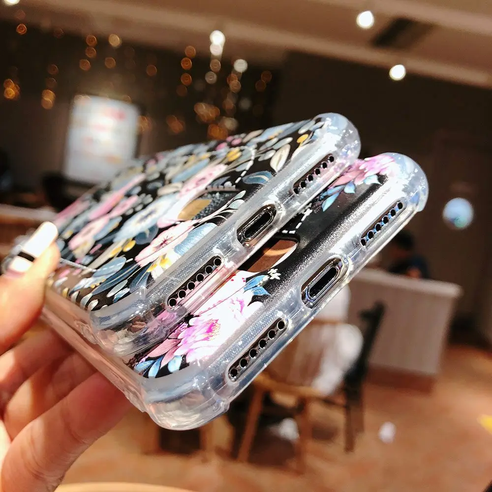 Чехол для телефона KISSCASE 3D с рельефным цветком iPhone XR XS MAX X 7 8 6 6S Plus мягкие чехлы карт
