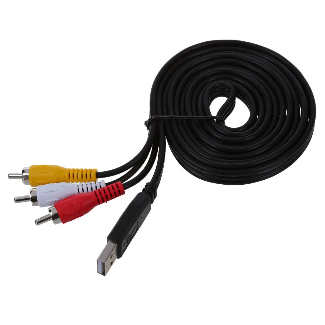 VCD DVD USB штекер 3 RCA адаптер AV аудио видео кабель Шнур 1 8 м| |