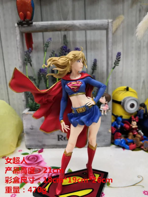 Justice League DC Comics Universe Supergirl Return Back Bishoujo полная фигурка Супер девочка игрушка 21 см