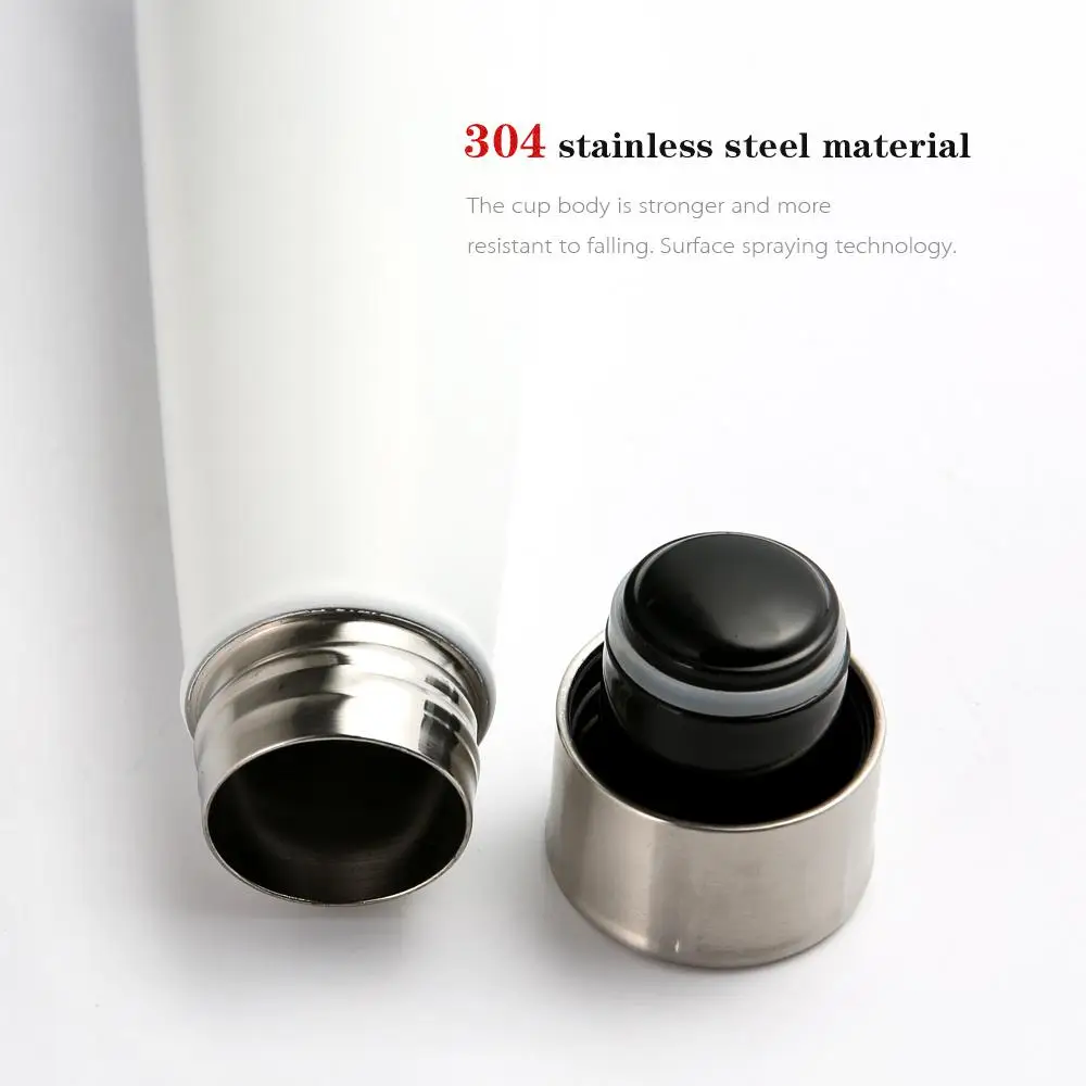 500ml Double Wall Conical Thermos Bottle Portable Stainless Steel Insulated Cup Home Business Office Travel Vacuum Flask | Дом и сад