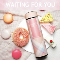 500ml women thermo mug travel vacuum flask stainless steel thermoses cup tea coffee mug thermal bottle thermos water bottle