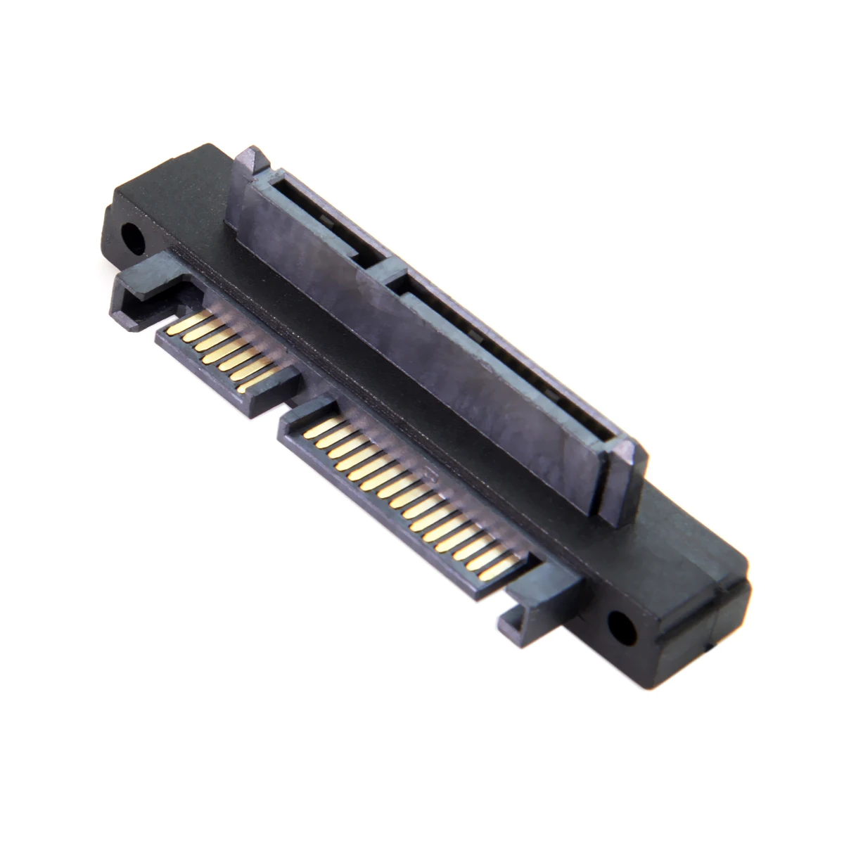 Chenyang 90 Degree Up Angled SATA 22Pin 7+15 Male to Female Extension Convertor Adapter | Компьютеры и офис