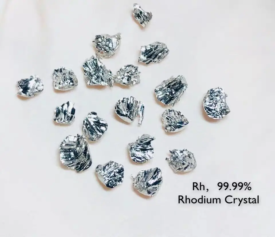 

0.1g 99,99% Rh Rhodium crystal - Pure element 45 sample