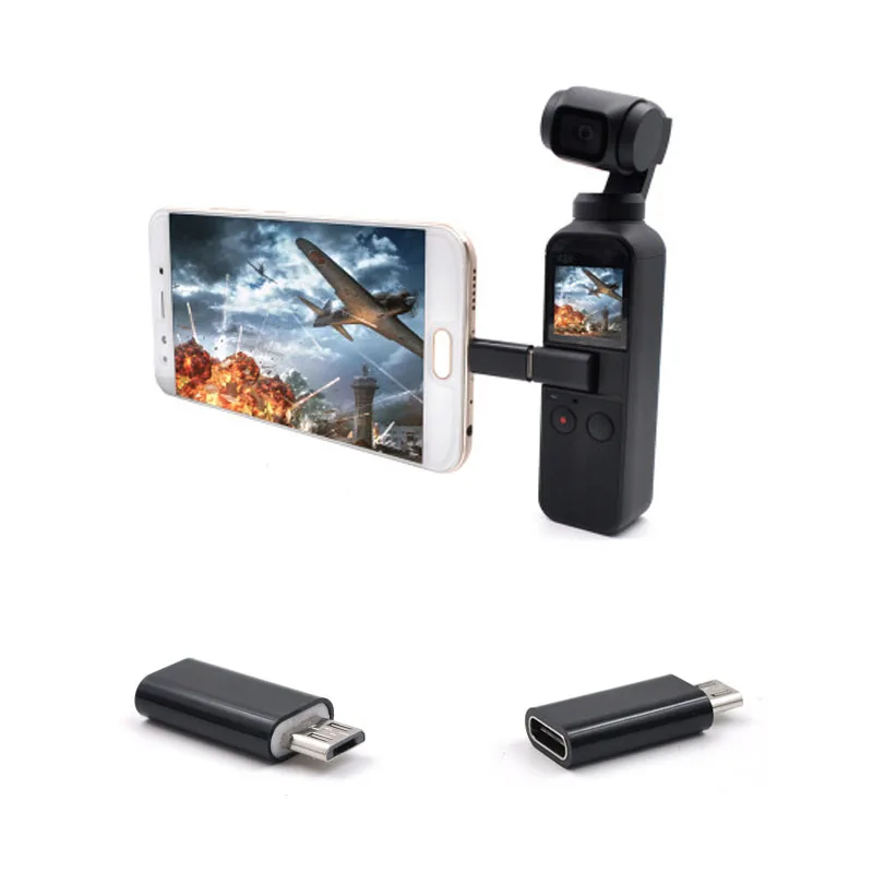 DJI Osmo Карманный карданный ручной USB адаптер Micro папа к Type C гнездовой разъем