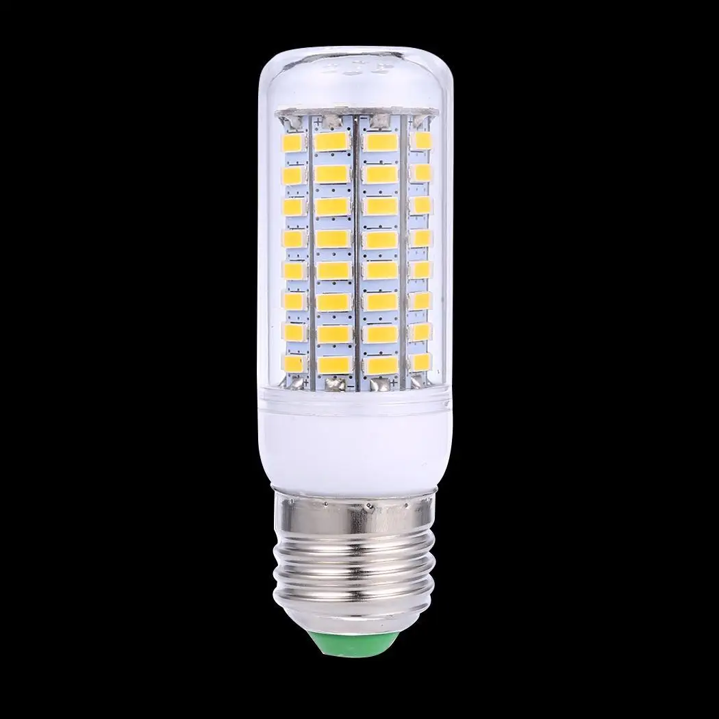 AC 220V Высокая мощность LED Кукуруза 360 E27 E14 свет 600lm лампы дома 25000 часов теплый белый