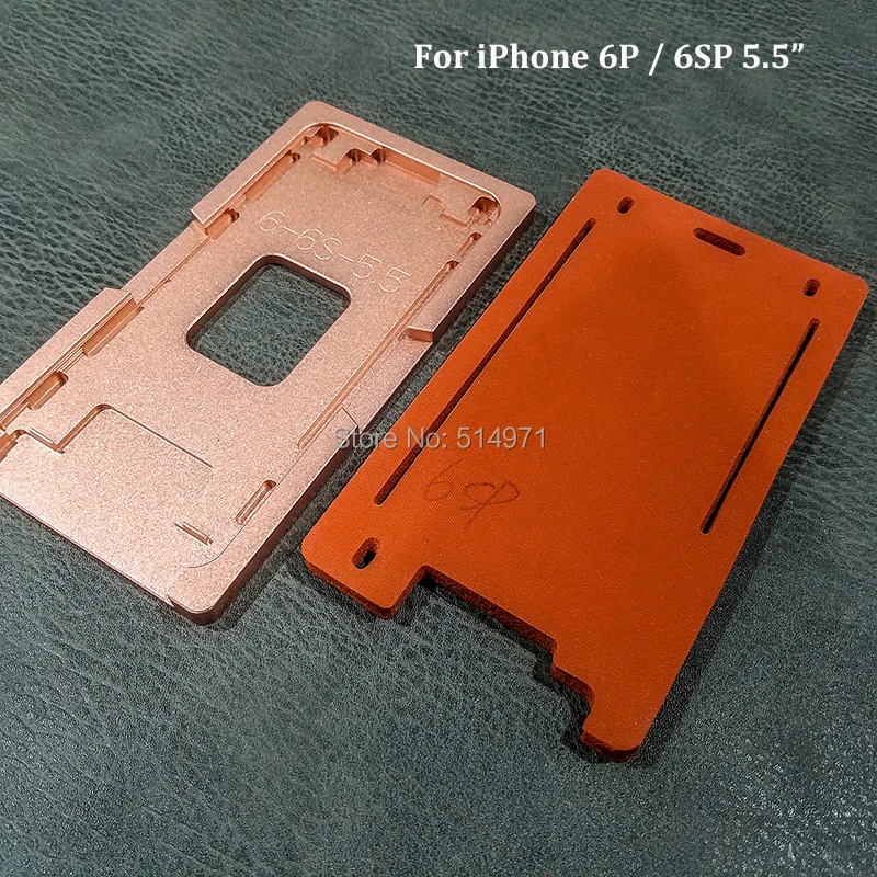 Внешний экран Стеклянная линза OCA Выравнивающая форма для iphone X 5 6 6s 7 7s 8 8Plus УФ