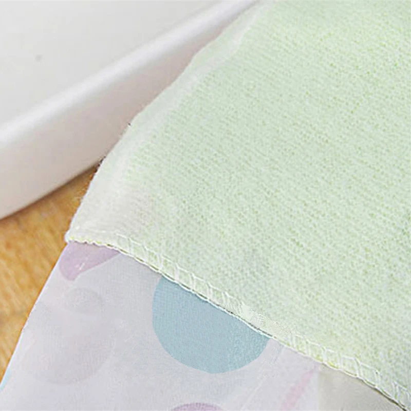 1 Pair Kitchen Elastic Band Long Sleeves Cleaning Gloves with Velvet Warm Household Waterproof Dishwashing | Дом и сад