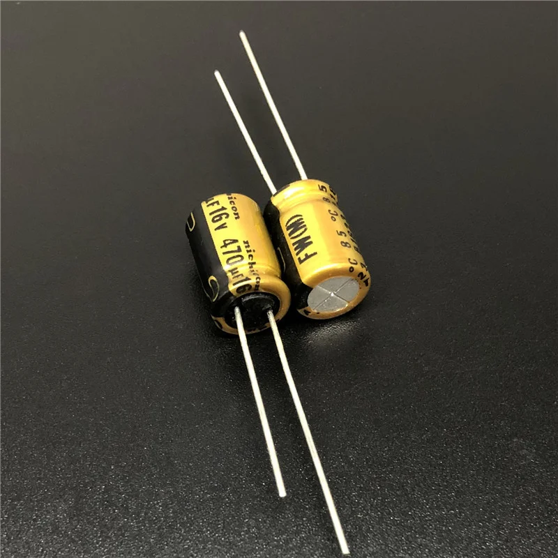 10 шт/100 шт 470мкФ 16В NICHICON FW серии 8х11 5 мм 16V470uF HiFi аудио конденсатор | Электронные