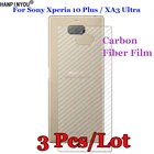 3 шт.лот для Sony Xperia 10 PlusXA3 Ultra 3D Нескользящая прозрачная защитная пленка из углеродного волокна