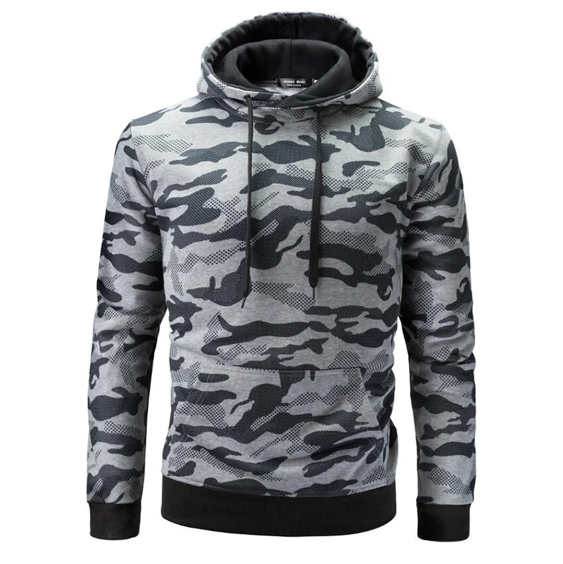 Uniqstore Camouflage Jackets Set Men Camo Printed Sportwear Male Tracksuit Top Pants Suits Hoodie Coat Trousers Autumn Winter | Мужская
