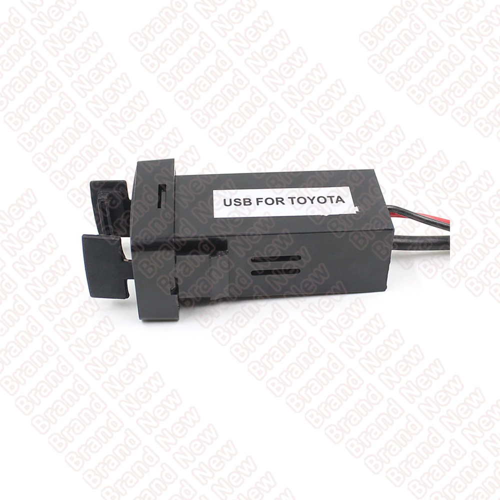 Автомобильное зарядное устройство ABS с двумя usb-портами для мобильного телефона