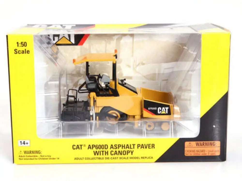Асфальтоукладчик Norscot 1/50 Caterpillar Cat AP600D с навесом модель 55260 |