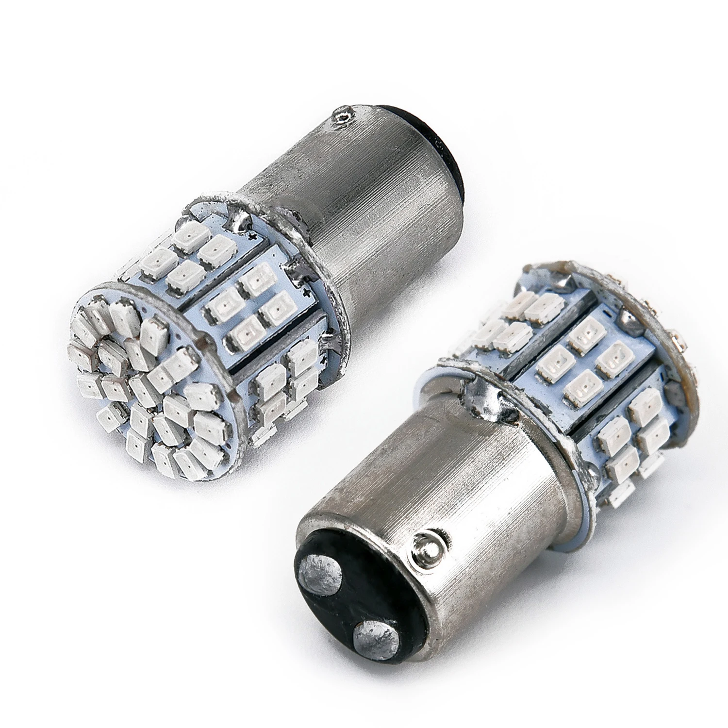 2 шт. 12 V 1157 BAY15D задний фонарь 50-SMD светодиодный красный Тормозная лампа автомобиля стоп-лампа Наборы(Размеры: 35*15 мм