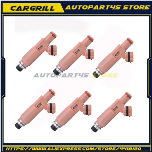 Топливный инжектор 6шт./лот 23209 0A020 23250 20030 RX400H RX300 ES300 3 0 V6 для Toyota|Топливный